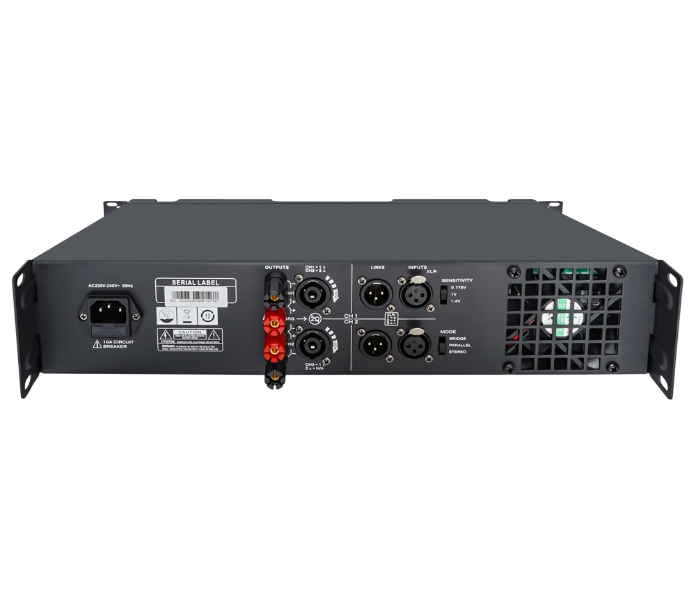 F系列H類雙通道模擬功放 OBT-AMP600