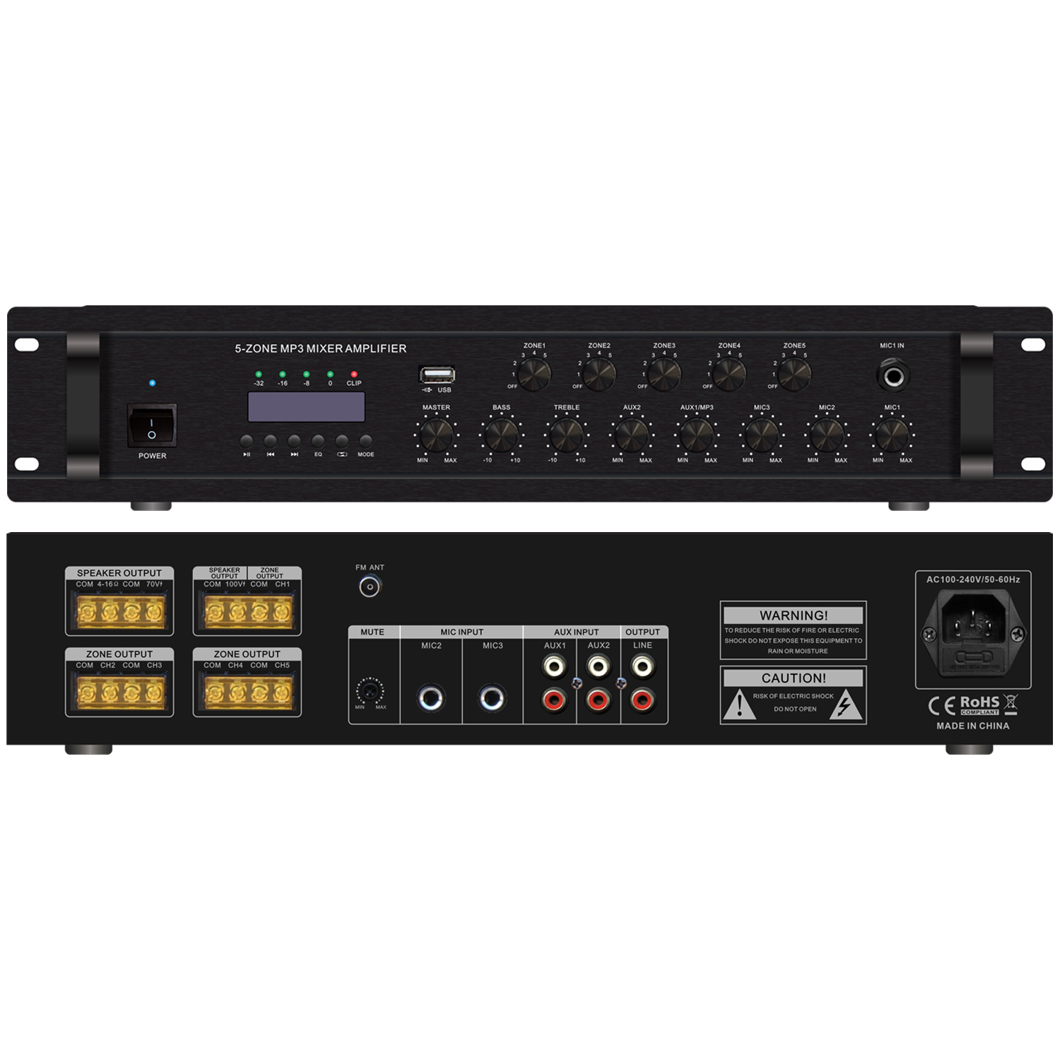 5分區(qū)MP3音量獨(dú)立可調(diào)功放 OBT-6265D